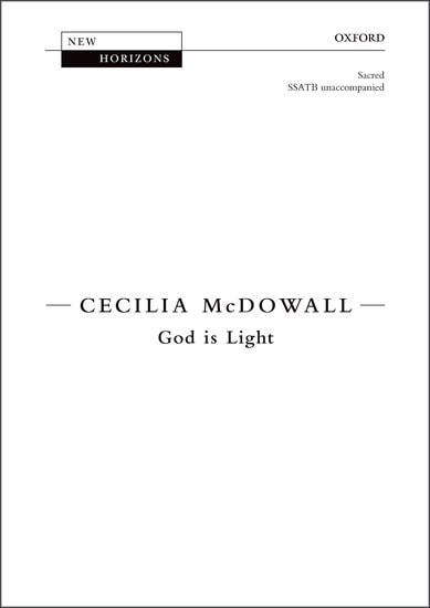 McDowall: God is Light SSATB published by OUP