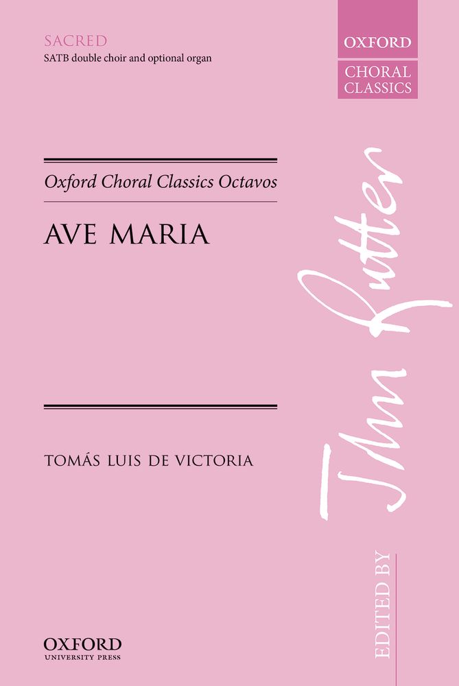 Victoria: Ave Maria SATB published by OUP
