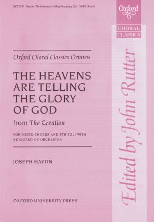 Haydn: The heavens are telling SATB published by OUP