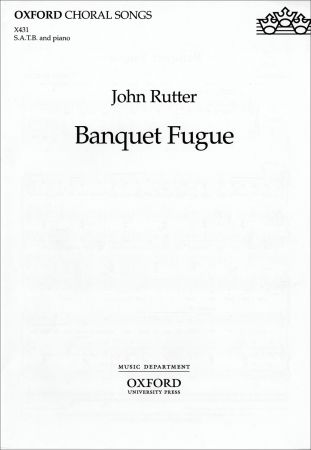 Rutter: Banquet Fugue SATB published by OUP