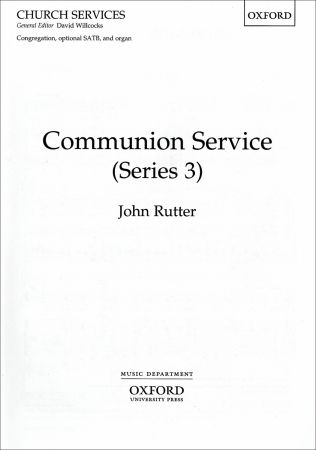 Rutter: Communion Service (ASB Rite A/RC ICEL text) published by OUP