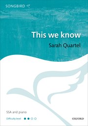 Quartel: This we know SSA published by OUP