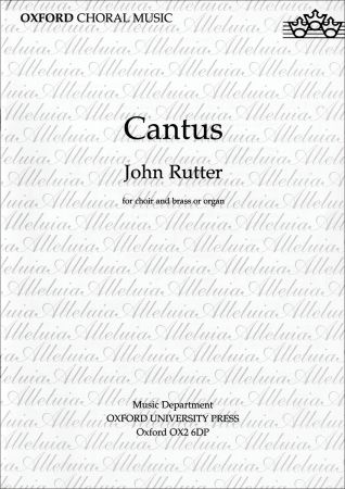 Rutter: Cantus SATB published by OUP