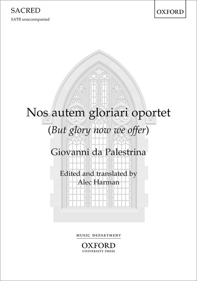 Palestrina: Nos autem gloriari oportet SATB published by OUP