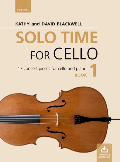 Solo Time for Cello 1 (Grade 1 - 6) published by OUP (Book/Online Audio)
