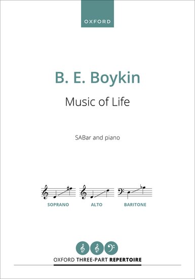 Boykin: Music of Life SABar published by OUP