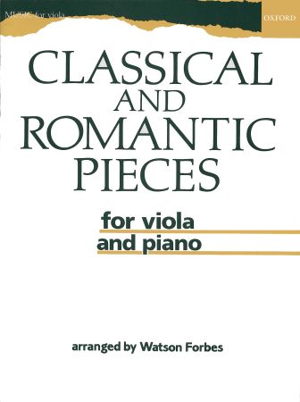 Classical and Romantic Pieces for Viola published by OUP