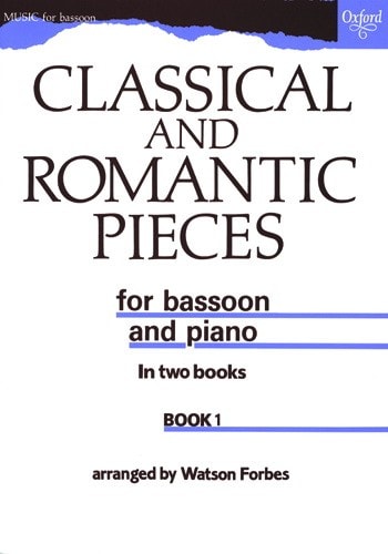 Classical & Romantic Pieces Bassoon Book 1 published by OUP