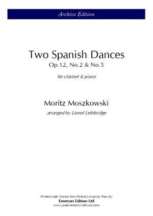 Moszkowski: 3 Spanish Dances for Clarinet published by OUP