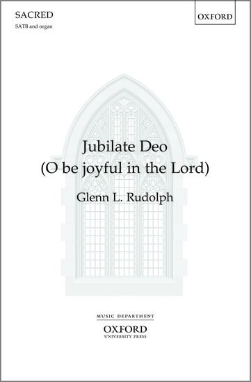 Rudolph: Jubilate Deo SATB published by OUP