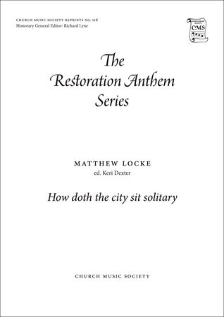 Locke: How doth the city sit solitary SSATB published by OUP
