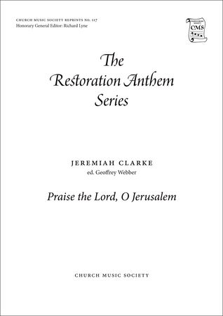 Clarke: Praise the Lord, O Jerusalem SATB published by OUP