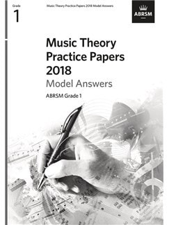Music Theory Past Papers 2018 Model Answers - Grade 1 published by ABRSM