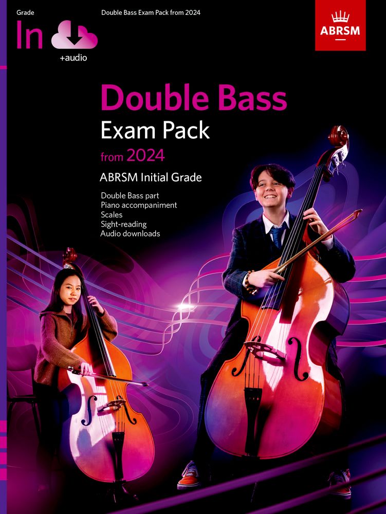 ABRSM Double Bass Exam Pack from 2024 Initial Grade