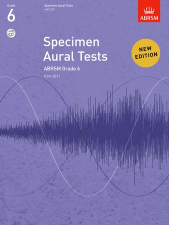 ABRSM Specimen Aural Tests Grade 6 With CD