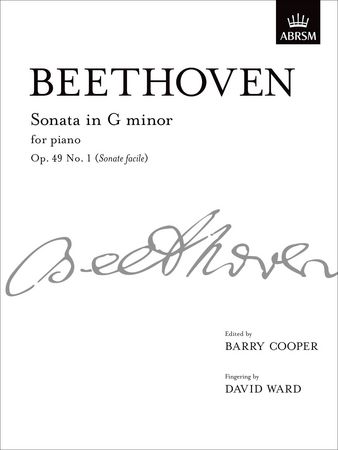 Beethoven: Sonata in G Minor Opus 49 No 1 for Piano published by ABRSM