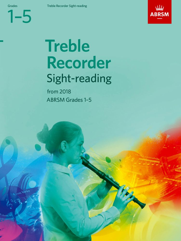 ABRSM Sight-Reading Tests Grade 1 - 5 for Treble Recorder from 2018
