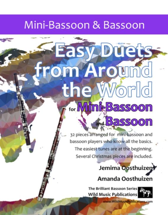 Easy Duets from Around the World for Mini-Bassoon and Bassoon published by Wild