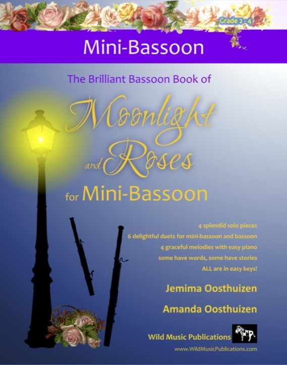 The Brilliant Bassoon Book of Moonlight and Roses for Mini-Bassoon published by Wild