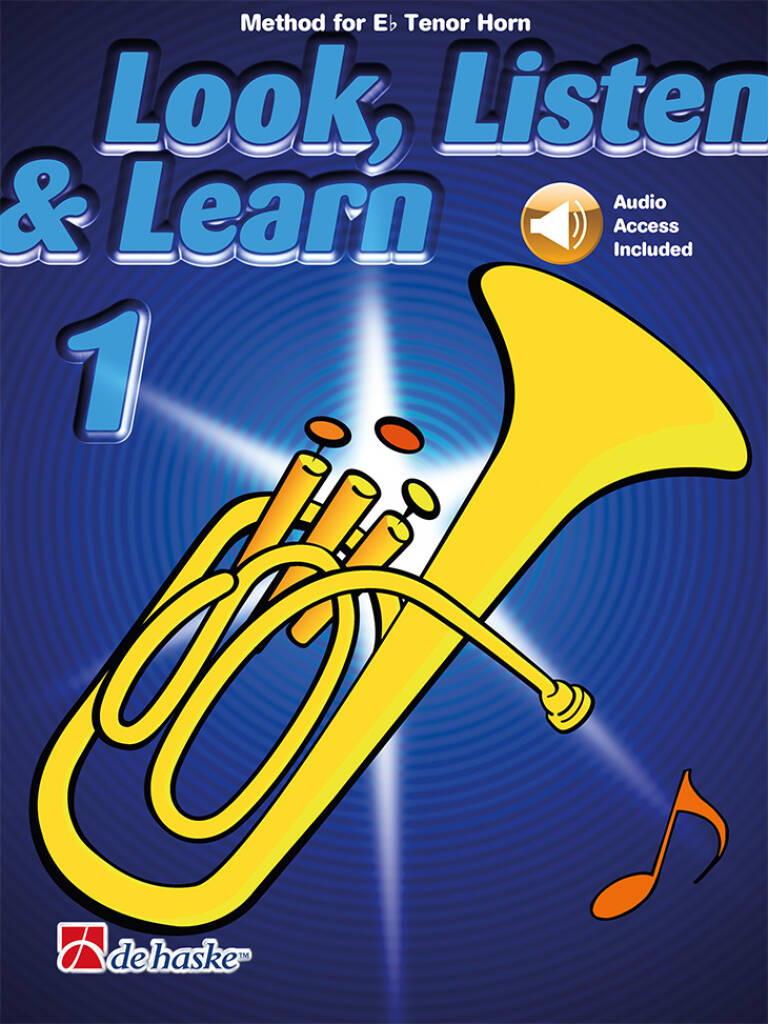 Look Listen and Learn 1 - Horn in Eb published by de Haske (Book/Online Audio)