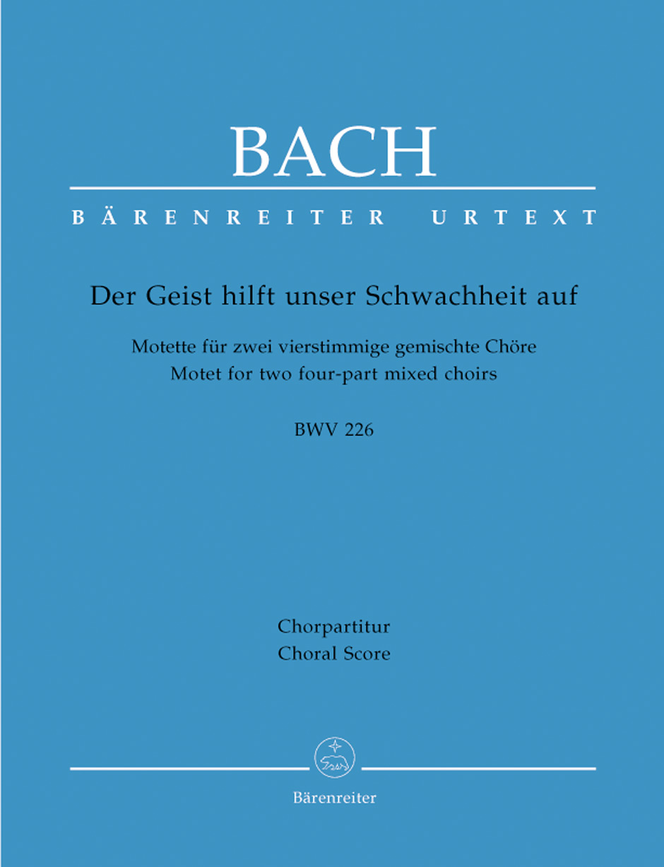 Bach: Der Geist hilft unser Schwachheit auf (BWV 226) published by Barenreiter