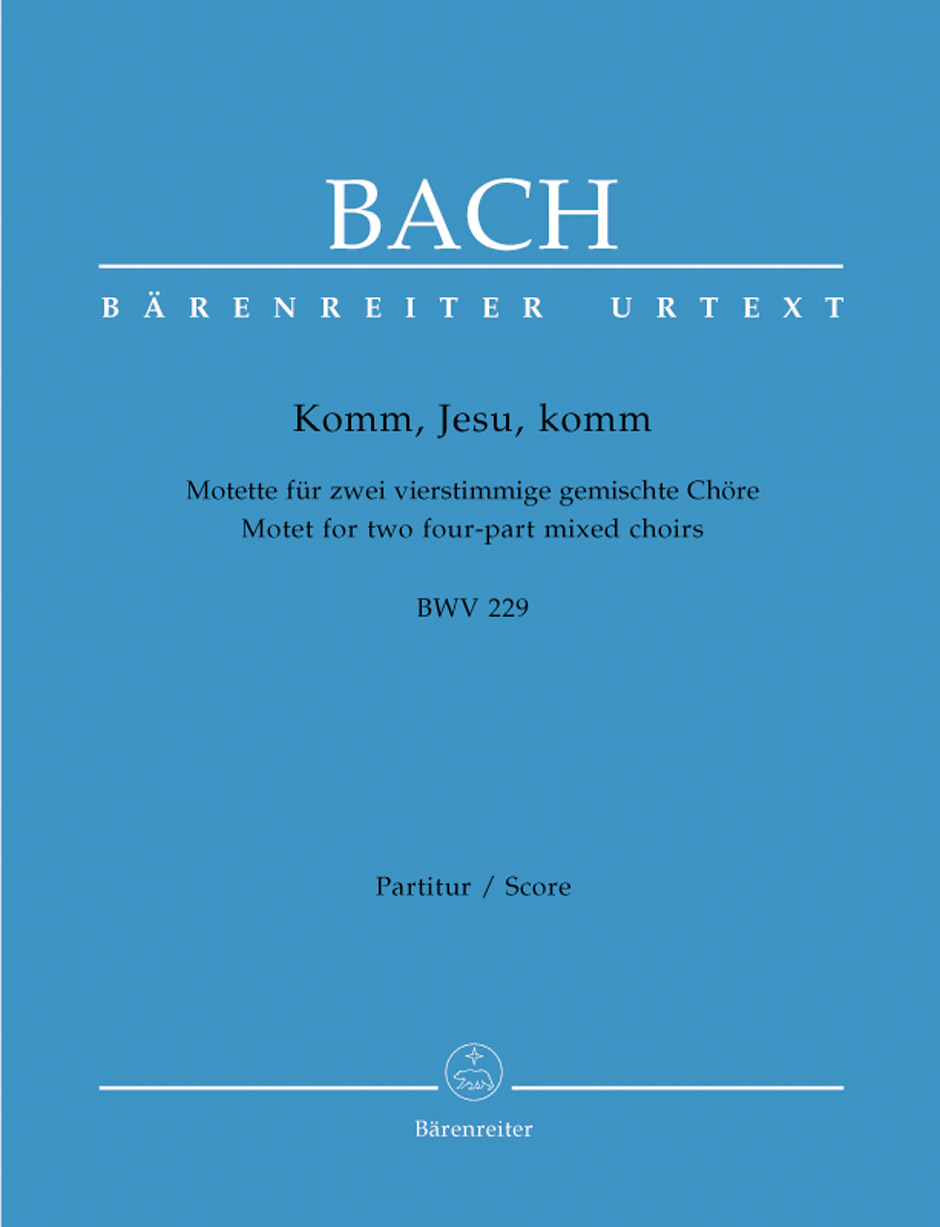 Bach: Komm, Jesu, komm (BWV 229) published by Barenreiter