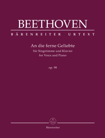 Beethoven: An die ferne Geliebte Opus 98 for High Voice published by Barenreiter