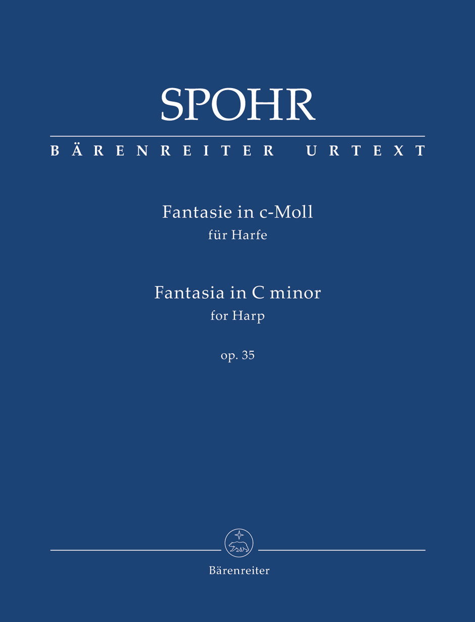 Spohr: Fantasia for Harp in C minor Opus 5 published by Barenreiter
