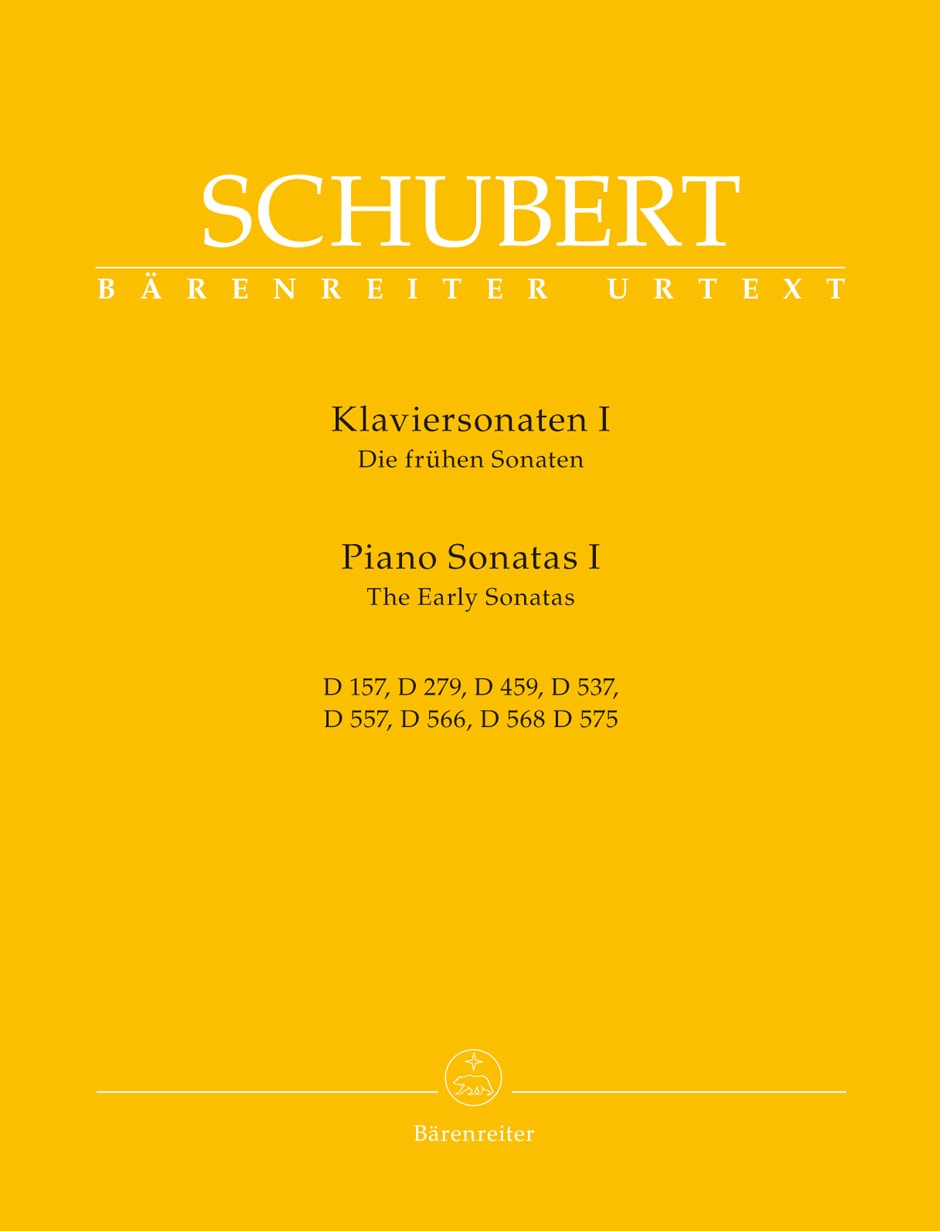 Schubert: Piano Sonatas Volume 1 published by Barenreiter