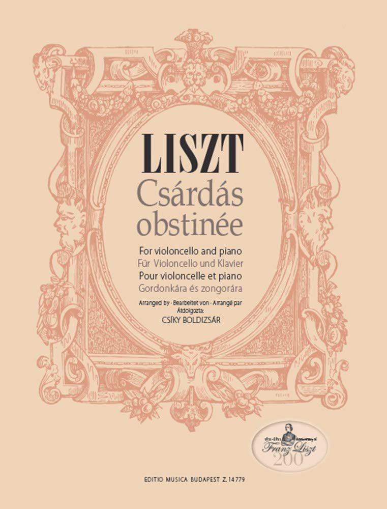 Liszt: Csardas Obstinee for Cello published by EMB