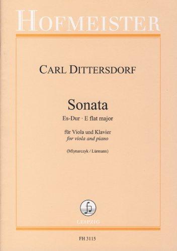 Dittersdorf: Sonata in Eb for Viola published by Hofmeister
