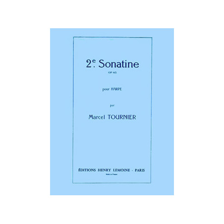 Tournier: Sonatine No.2 Opus 45 for Harp published by Lemoine