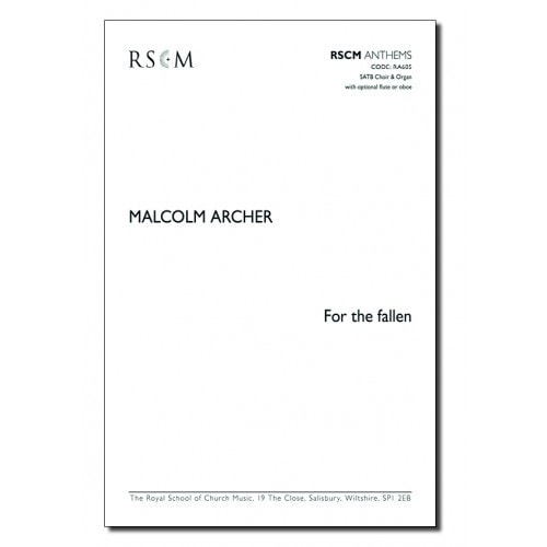Archer: For the Fallen SATB published by RSCM
