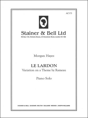 Hayes: Le Lardon (Variation on a Theme by Rameau) for Piano published by Stainer & Bell