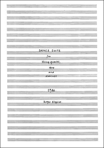 Steptoe: Dance Suite for Oboe, Clarinet and String Quartet published by Stainer & Bell