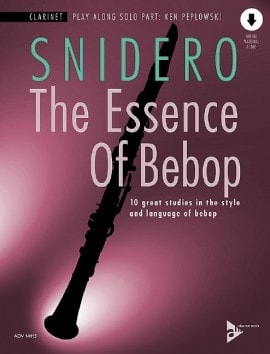 Snidero: The Essence Of Bebop Clarinet published by Advance (Book/Online Audio)