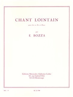 Bozza: Chant Lointain for Horn in F published by Leduc