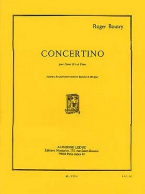 Boutry: Concertino for Cornet published by Leduc