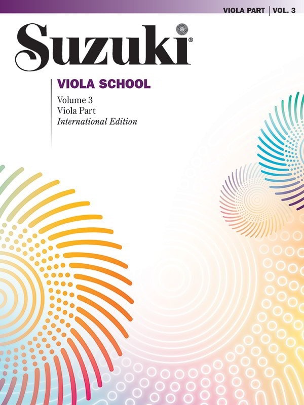 Suzuki Viola School Volume 3 published by Alfred (Viola Part)