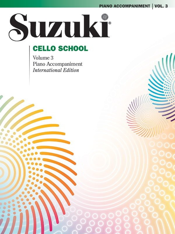 Suzuki Cello School Volume 3 published by Alfred (Piano Accompaniment)