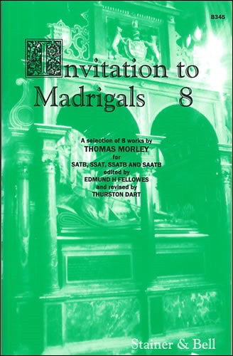 Invitation to Madrigals Book 8 (SATB/SSAT/SSATB/SATTB) published by Stainer & Bell