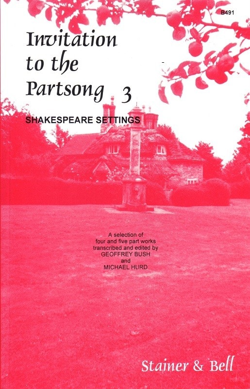 Invitation to the Partsong Book 3 (Shakespeare Settings) SATB published by Stainer & Bell