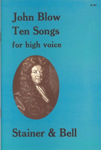 Blow: Ten Songs for High Voice published by Stainer and Bell