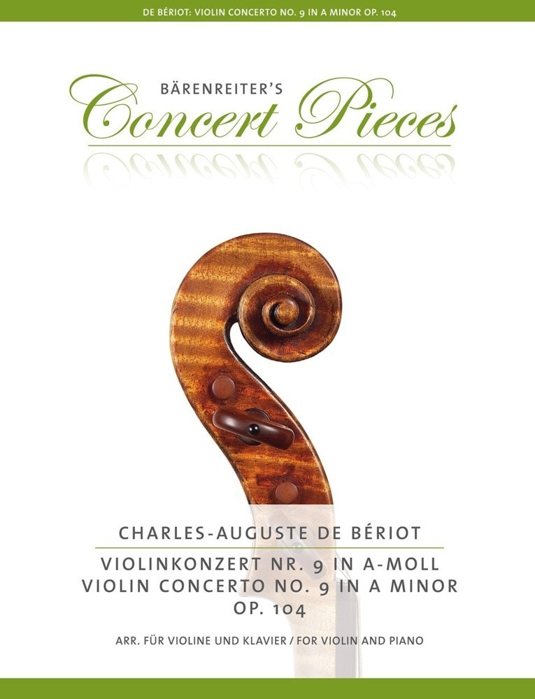 Forwoods ScoreStore Beriot Concerto No 9 in A Opus 104 for Violin