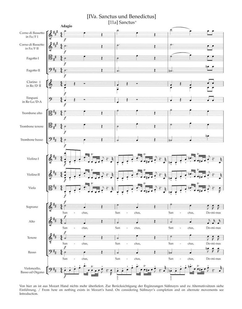Mozart: Requiem (K626) (Ostrzyga completion) published by Barenreiter ...