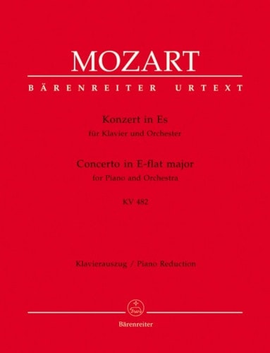 Mozart: Concerto No.22 in E flat K482 for 2 Pianos published by Barenreiter