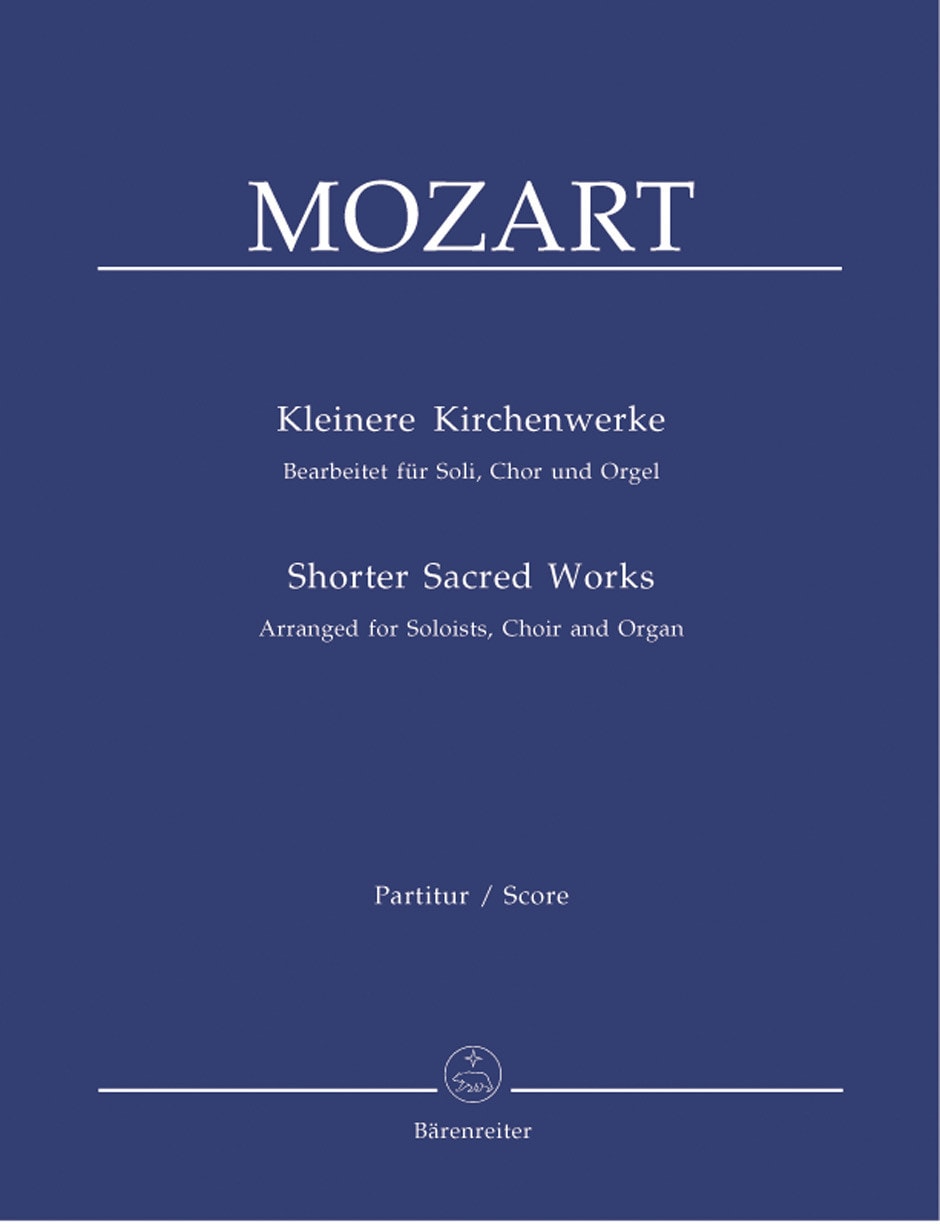 Mozart: Shorter Sacred Works - Vocal Score published by Barenreiter