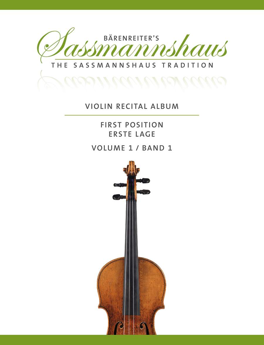 Sassmannshaus Violin Recital Album 1 published by Barenreiter