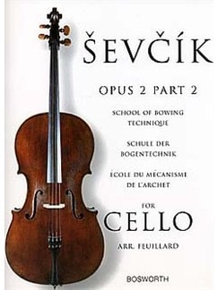 Sevcik: School Of Bowing Technique Opus 2 Part 2 for Cello published by Bosworth