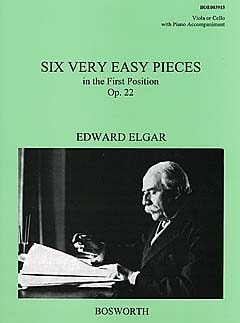 Elgar: Six Very Easy Pieces Opus 22 for Viola or Cello published by Bosworth